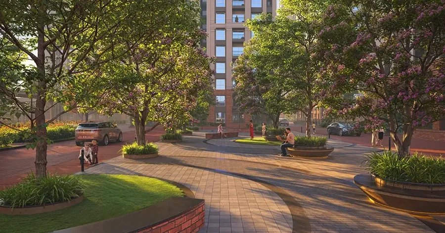 Brigade Kadugodi Whitefield Metro concept landscaped open green space